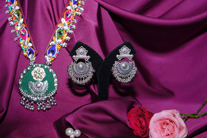 Phoolwadi Gujarati Silver Necklace