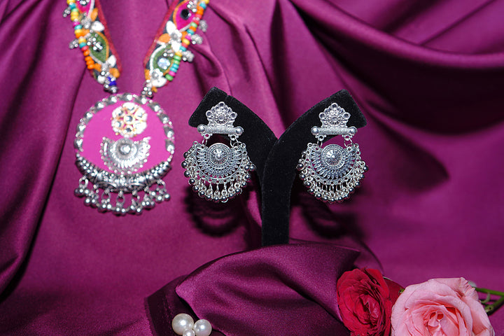 Phoolwadi Gujarati Silver Necklace