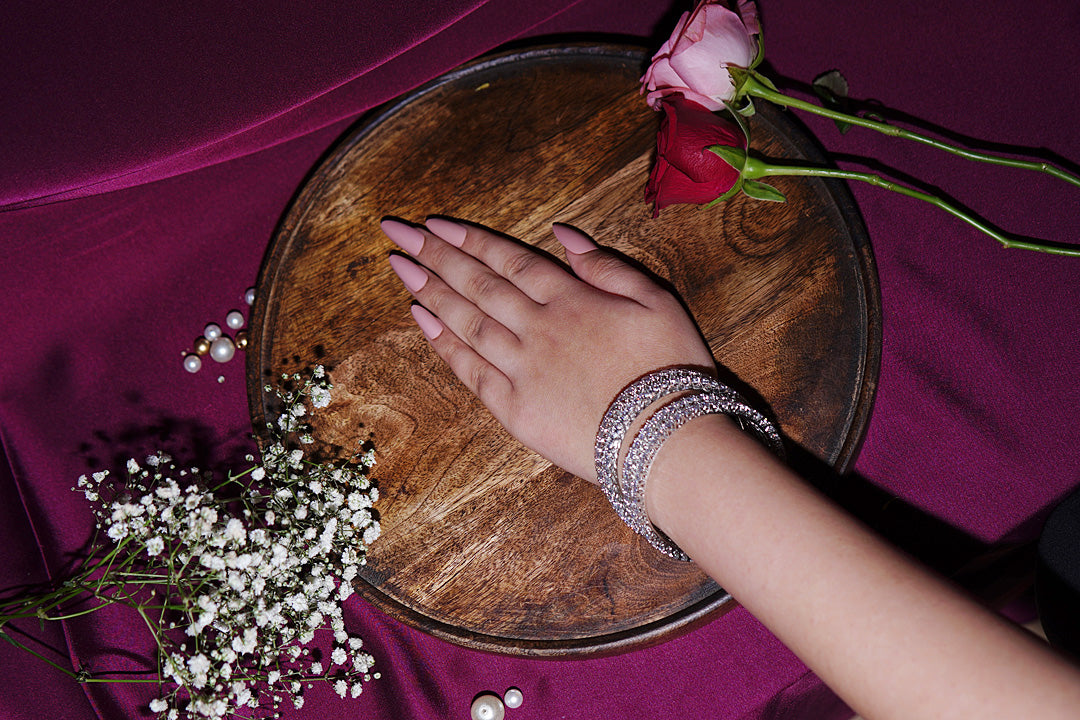 Maharani Samkriti CZ Diamond Bangles