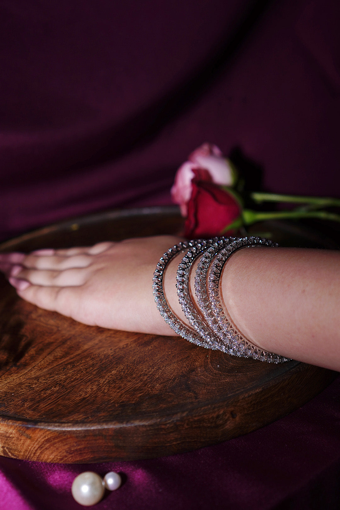 Maharani Samkriti CZ Diamond Bangles