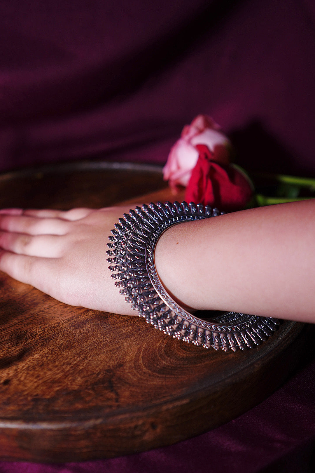 Mohini Dailywear Silver Lightweight Bangle