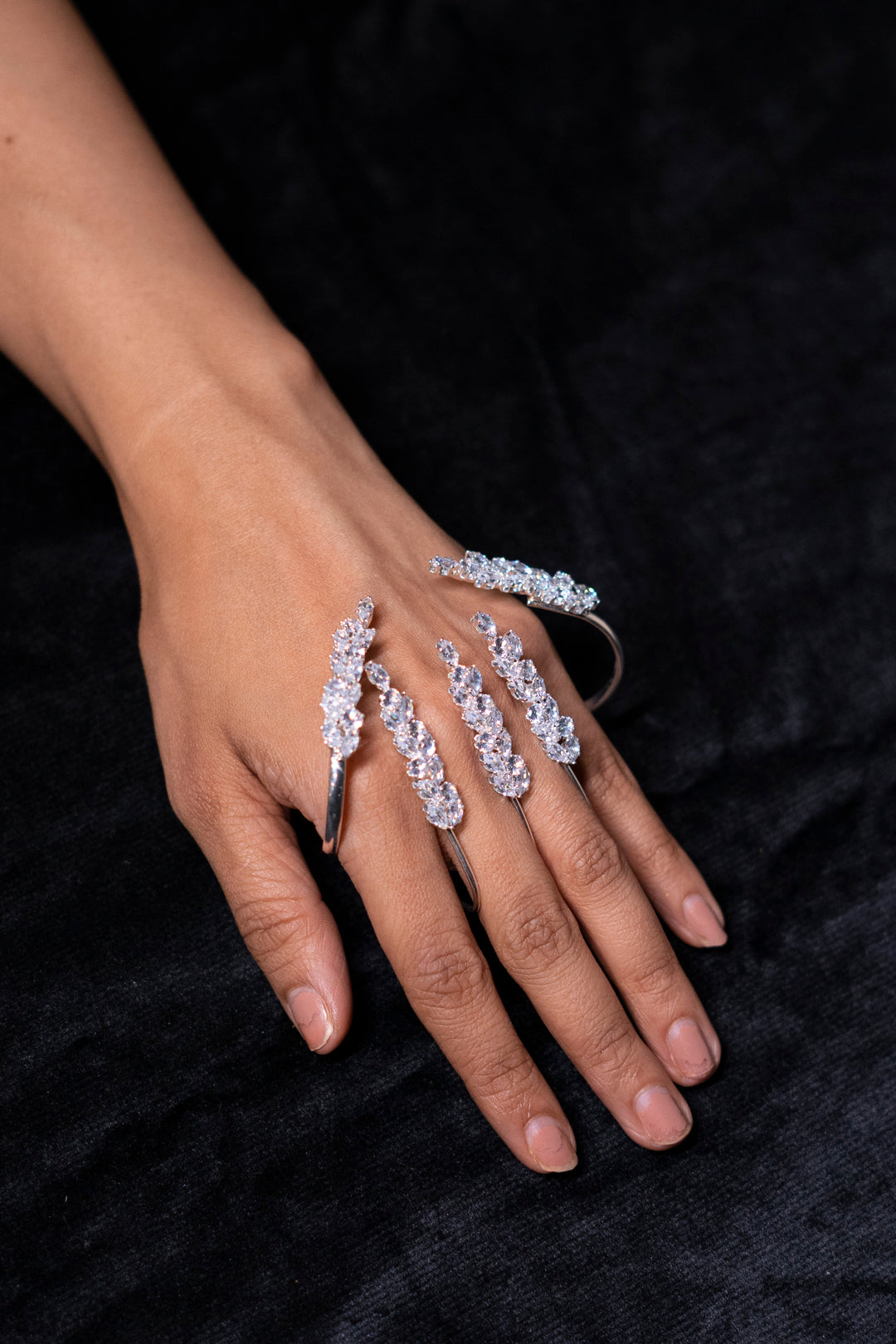 Claw Diamond Adjustable Ring