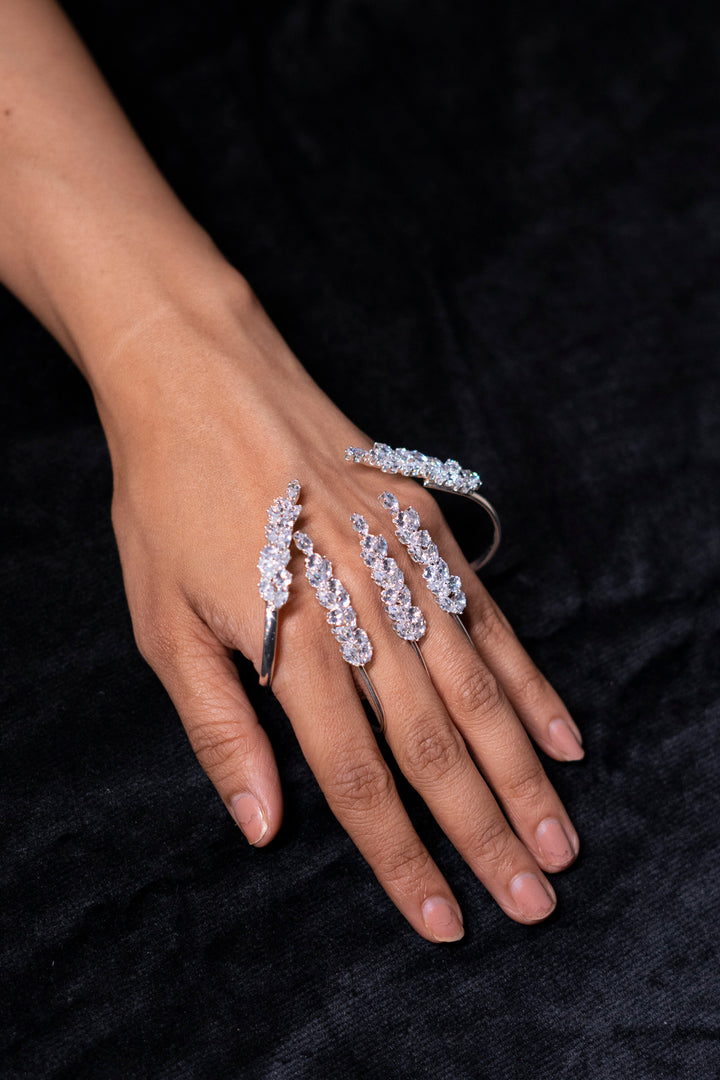 Claw Diamond Adjustable Ring