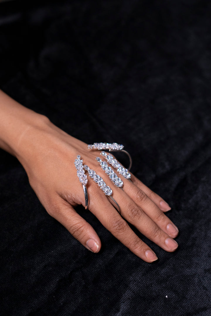 Claw Diamond Adjustable Ring