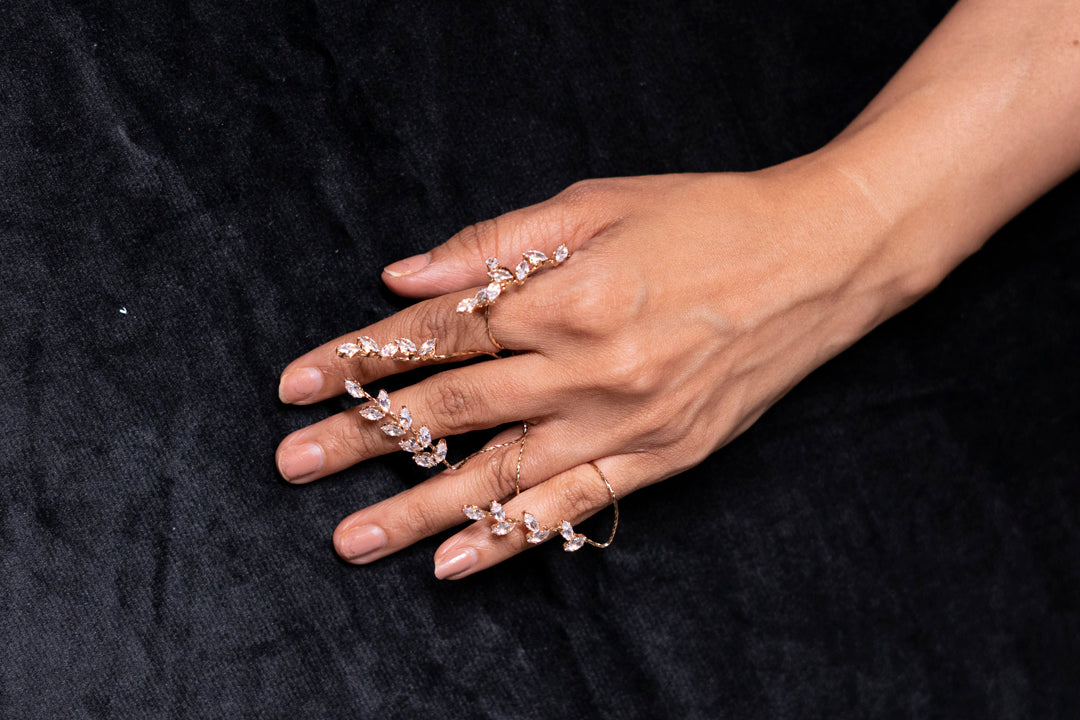 Isabella climber diamond ring