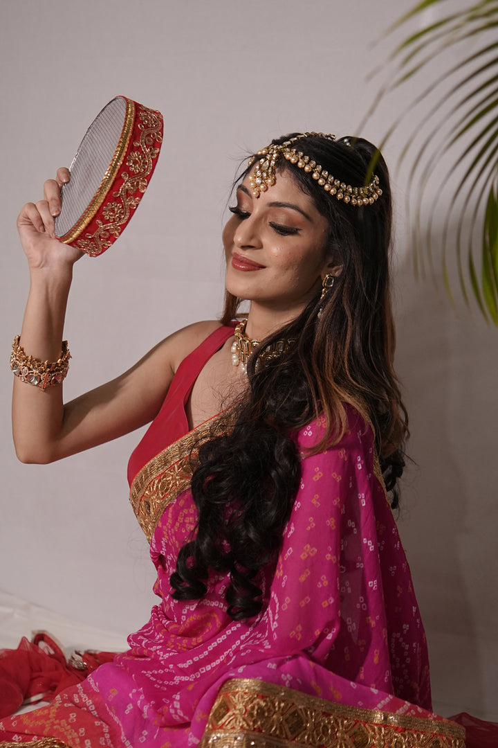 Chandsaaj Polki Karwachauth Choker Necklace