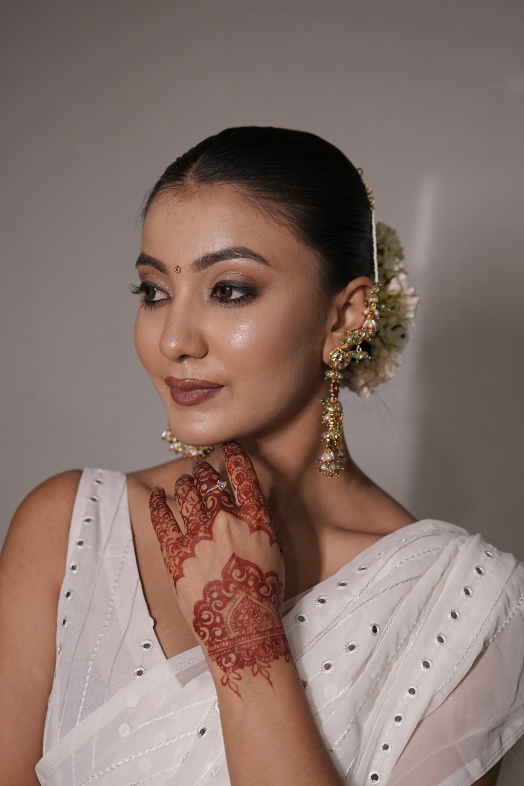 Swarna Shringar Pearl Long Boho Dangler Earrings