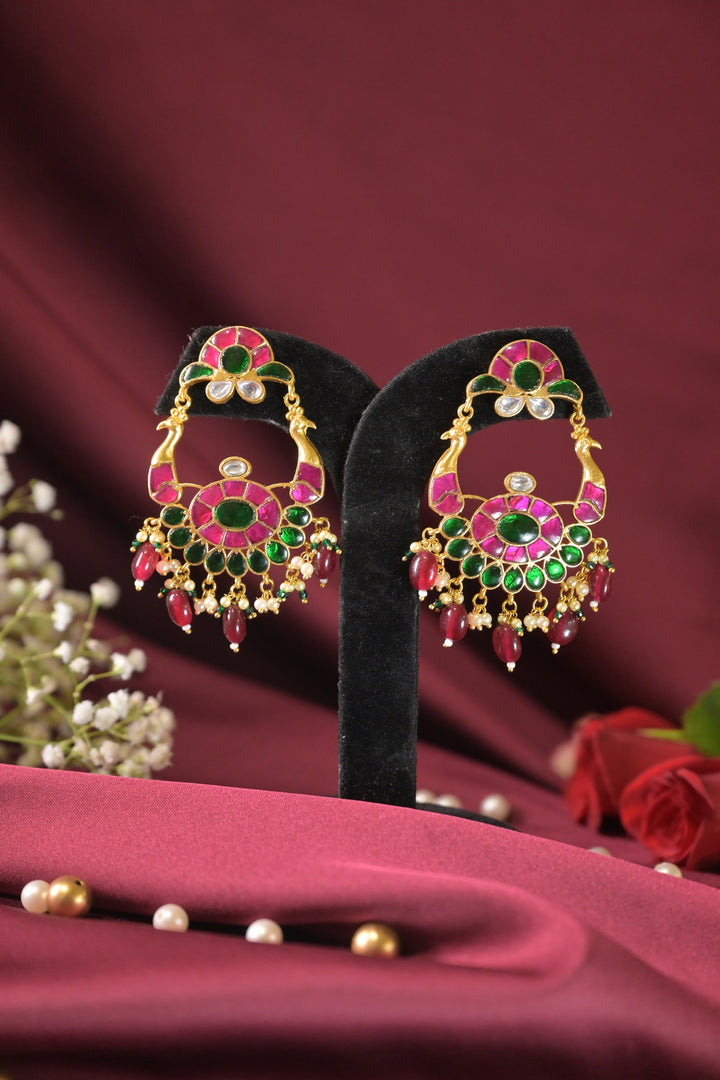 Samraagi Jadau Traditional Chaandbali Earrings