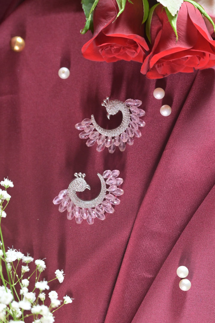 Mayuri Pink Diamond Stud Earrings