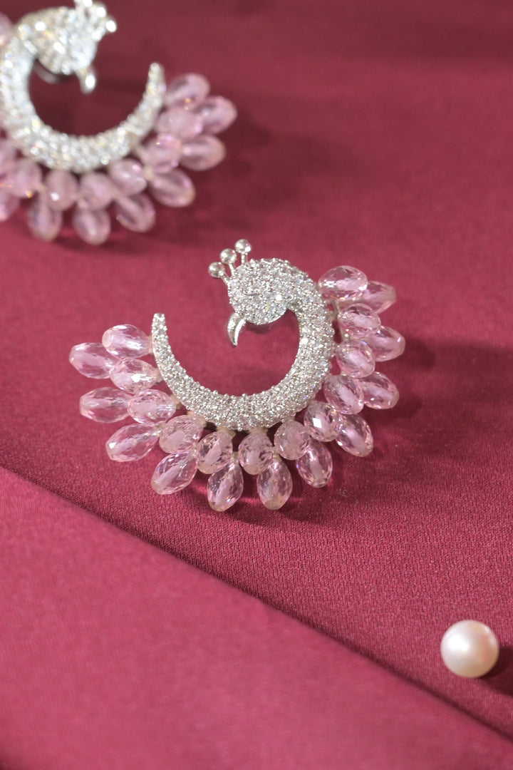 Mayuri Pink Diamond Stud Earrings