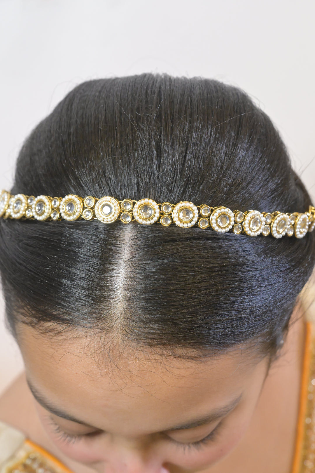 Kaveri Green Kundan Sheeshpatti