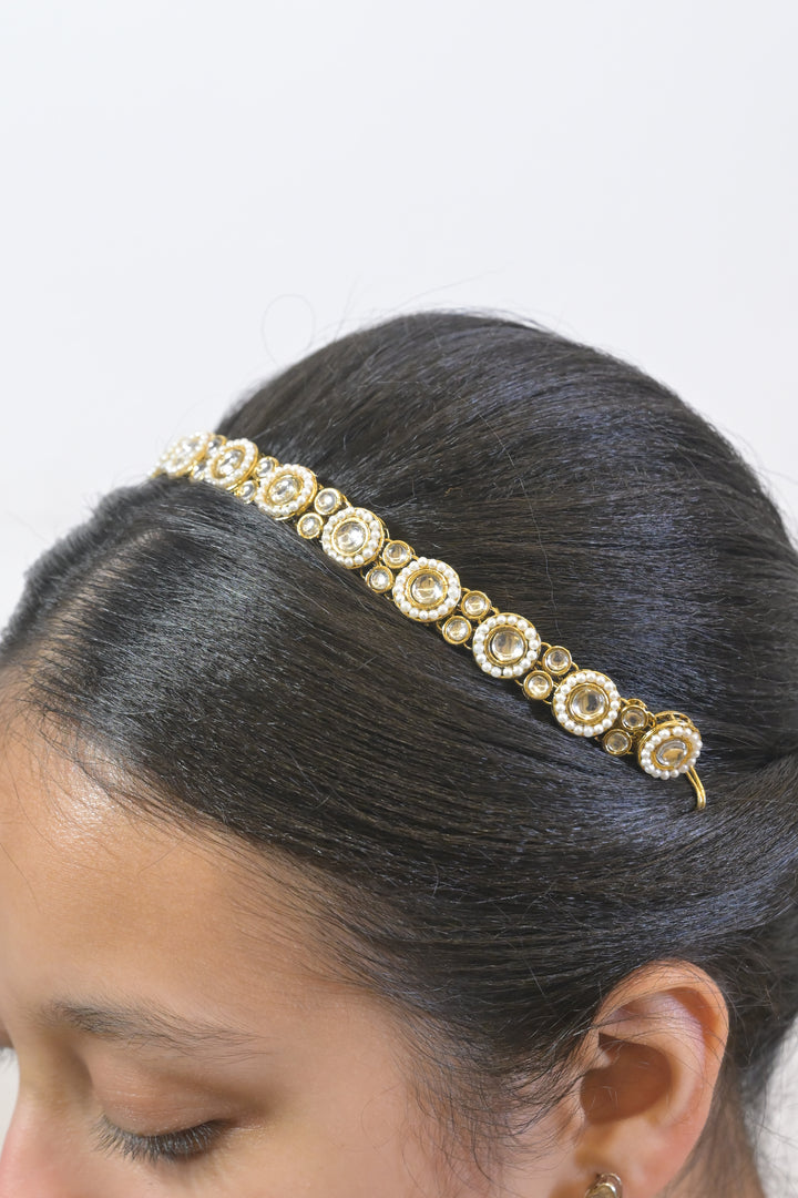 Kaveri Green Kundan Sheeshpatti