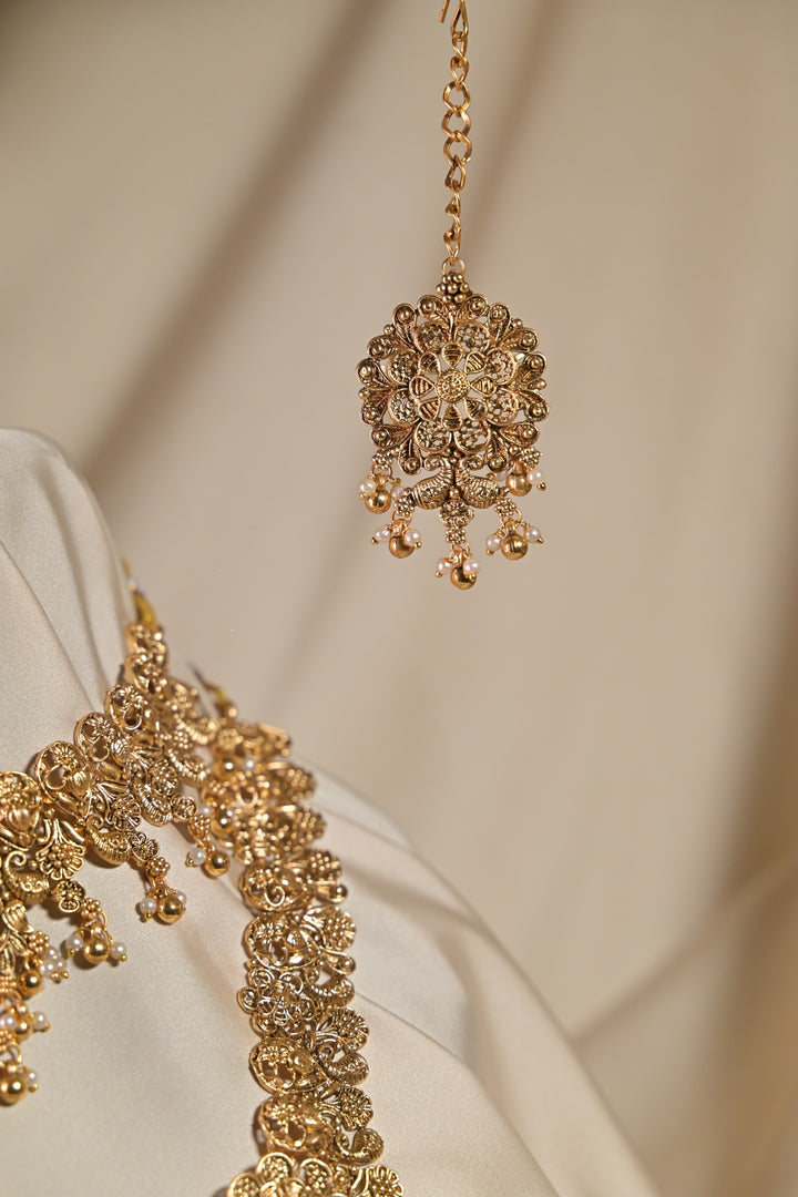 Kaveri Temple 24 Karat Gold Long Necklace