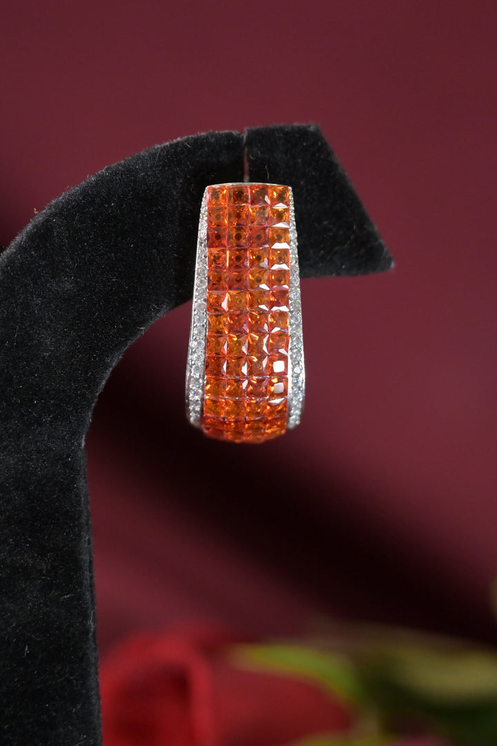 Suhana Gemstone Hoop Earrings