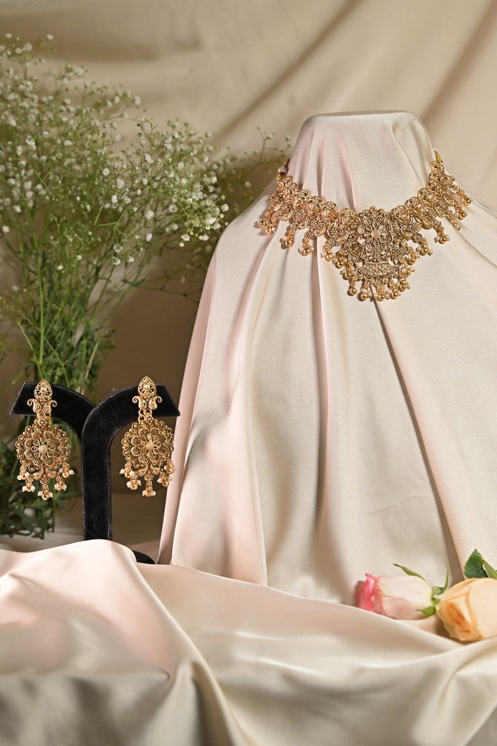 Kaveri Temple 24 Karat Gold Long Necklace