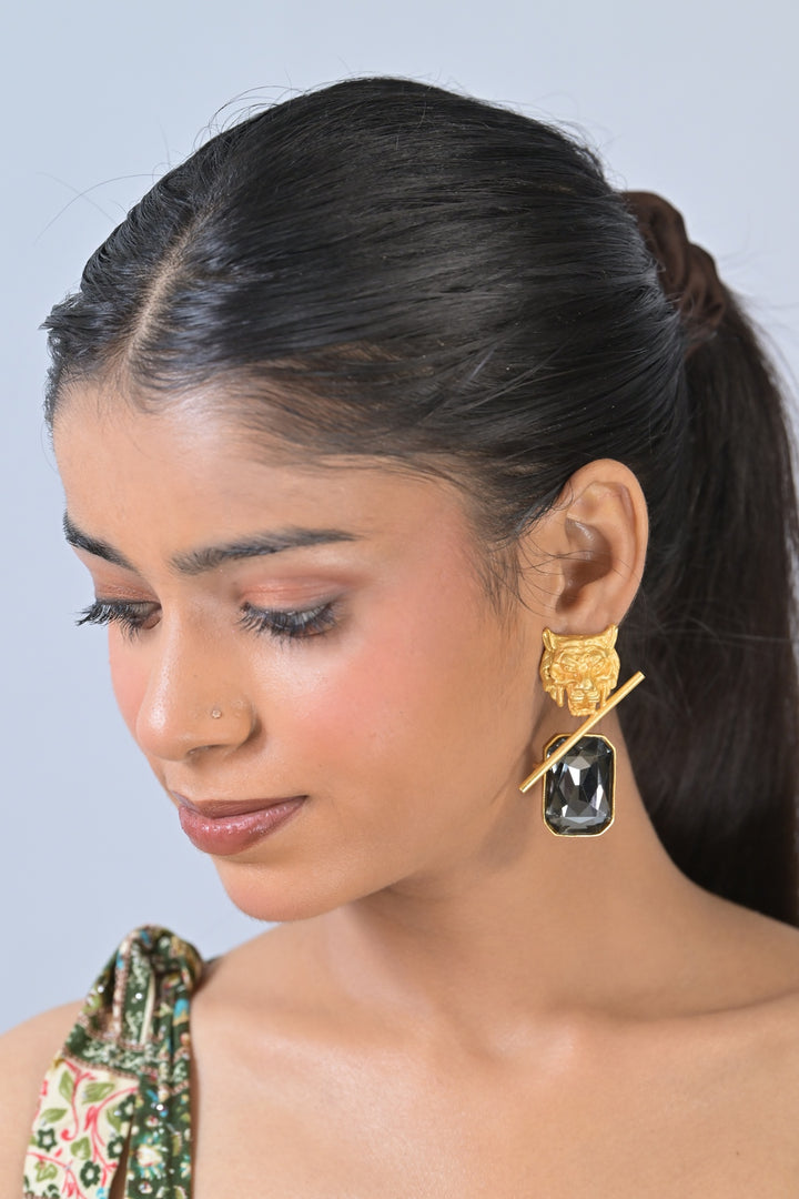 Tigris Doublet Stud Earrings