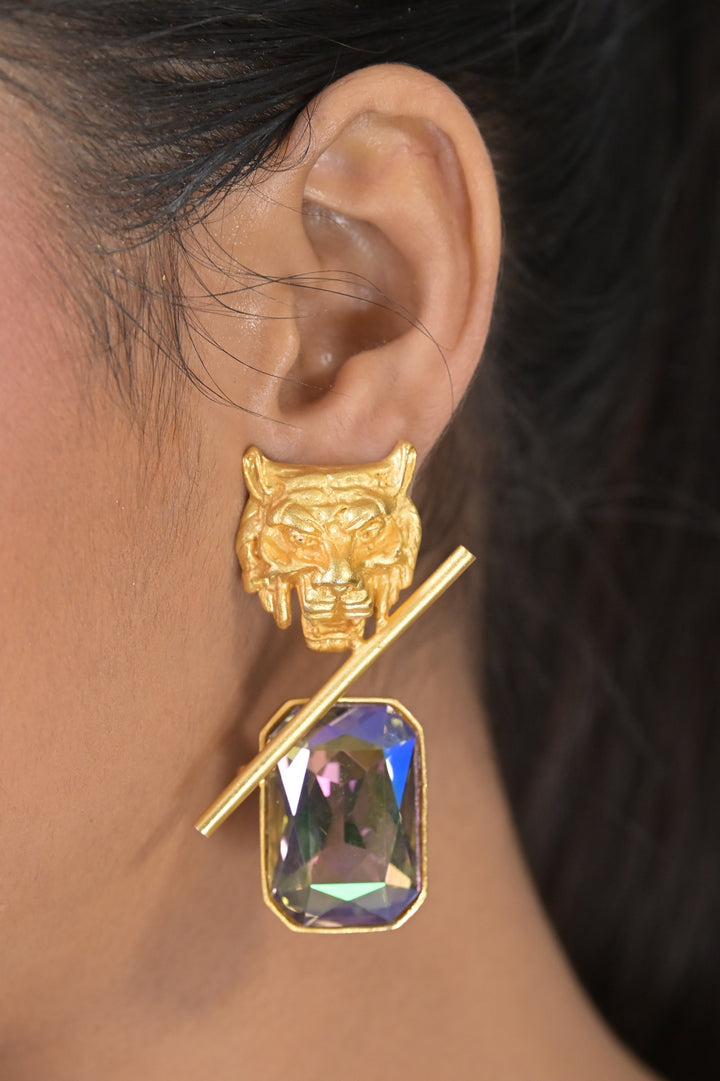 Tigris Doublet Stud Earrings