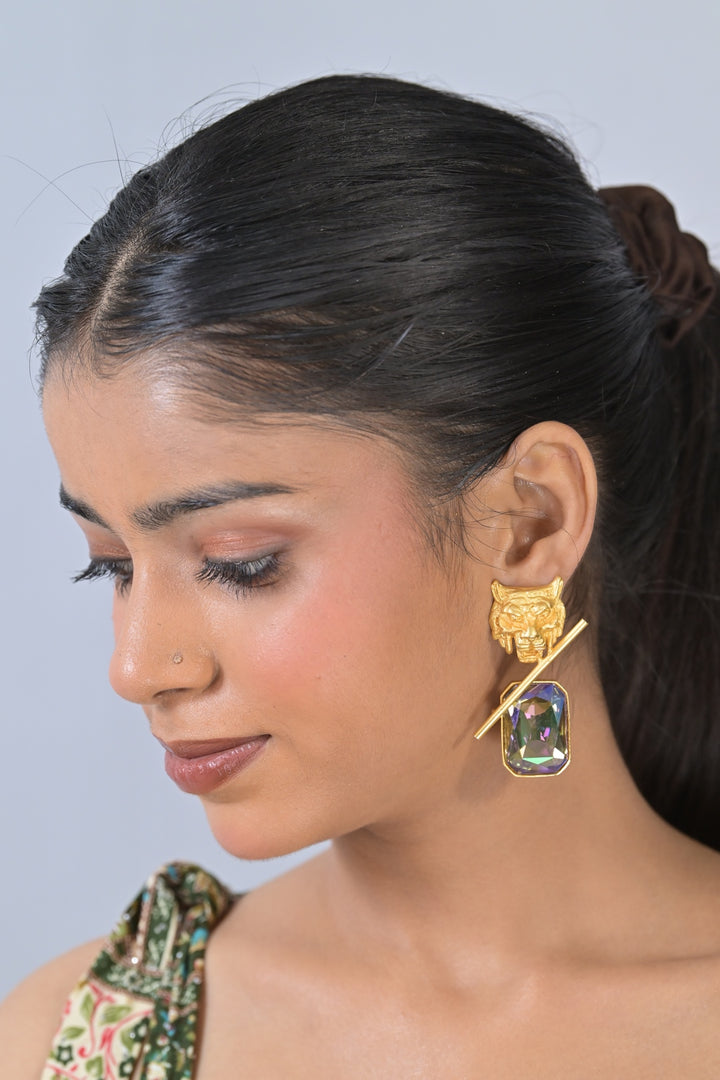 Tigris Doublet Stud Earrings