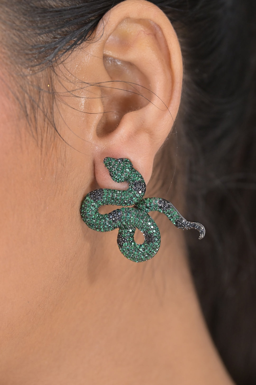 Cobra Curve Ear Cuff Earrings