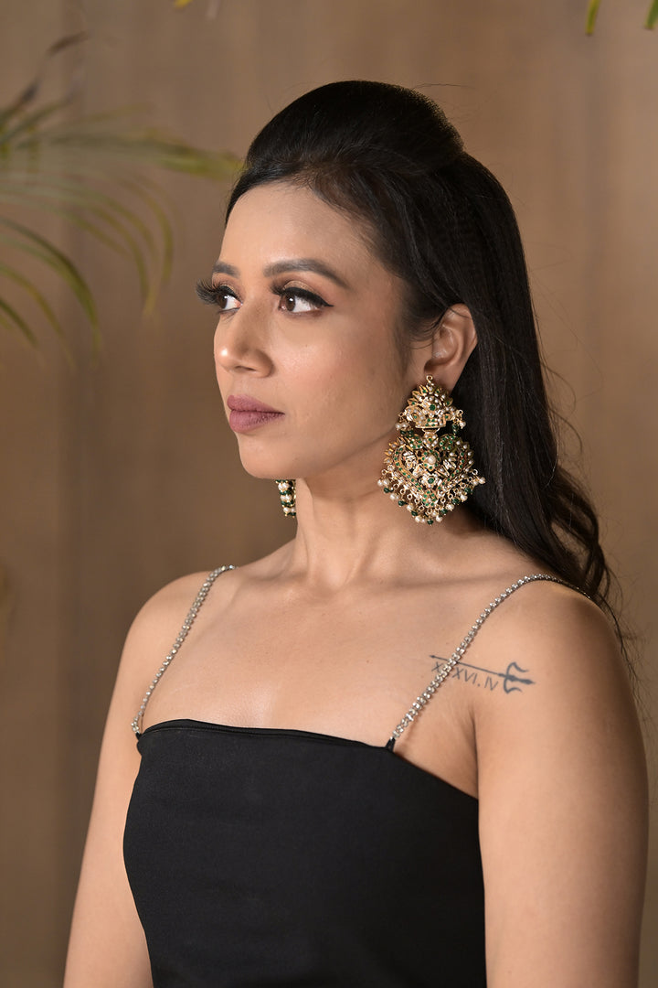Adhira Jadau Dangler Earrings