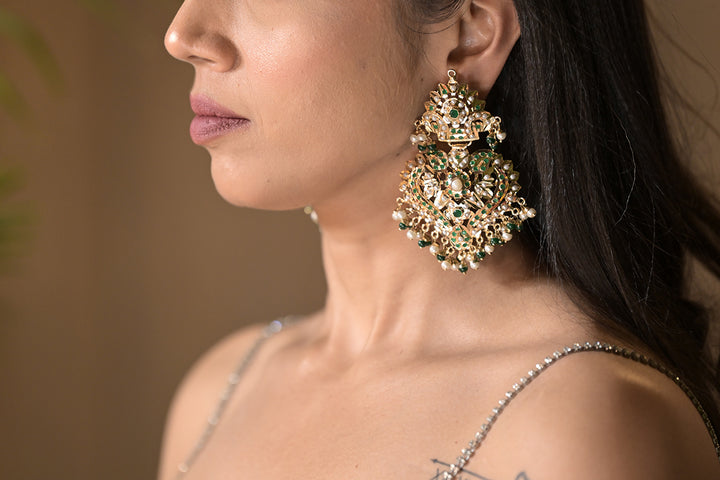 Adhira Jadau Dangler Earrings
