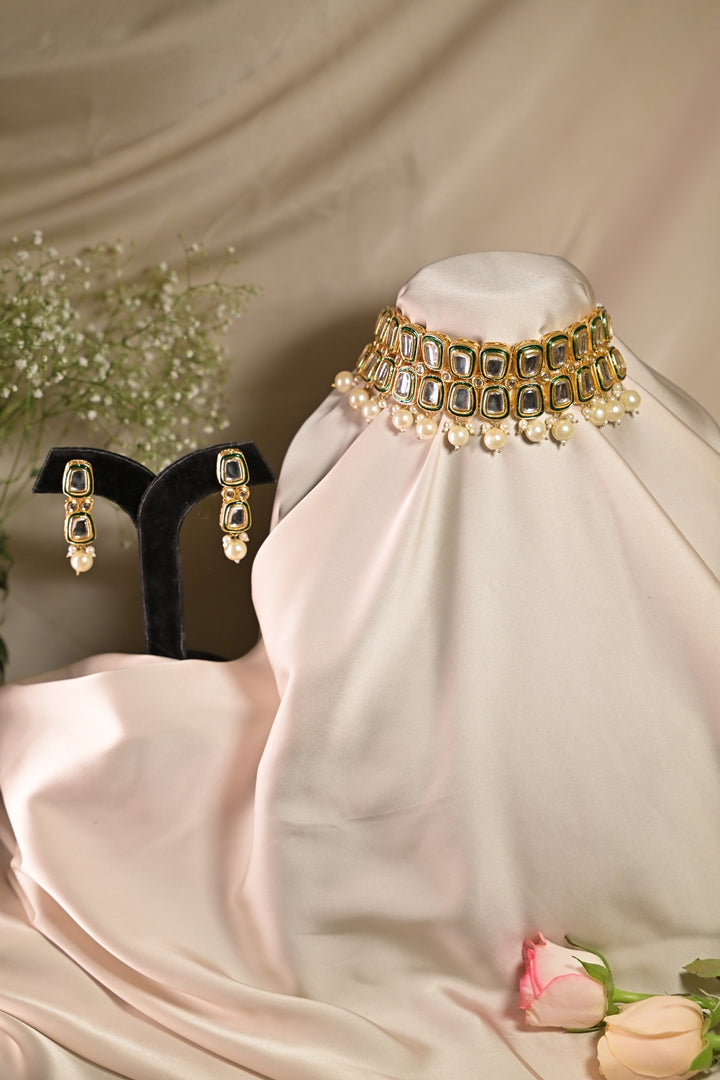 Chandsaaj Polki Karwachauth Choker Necklace