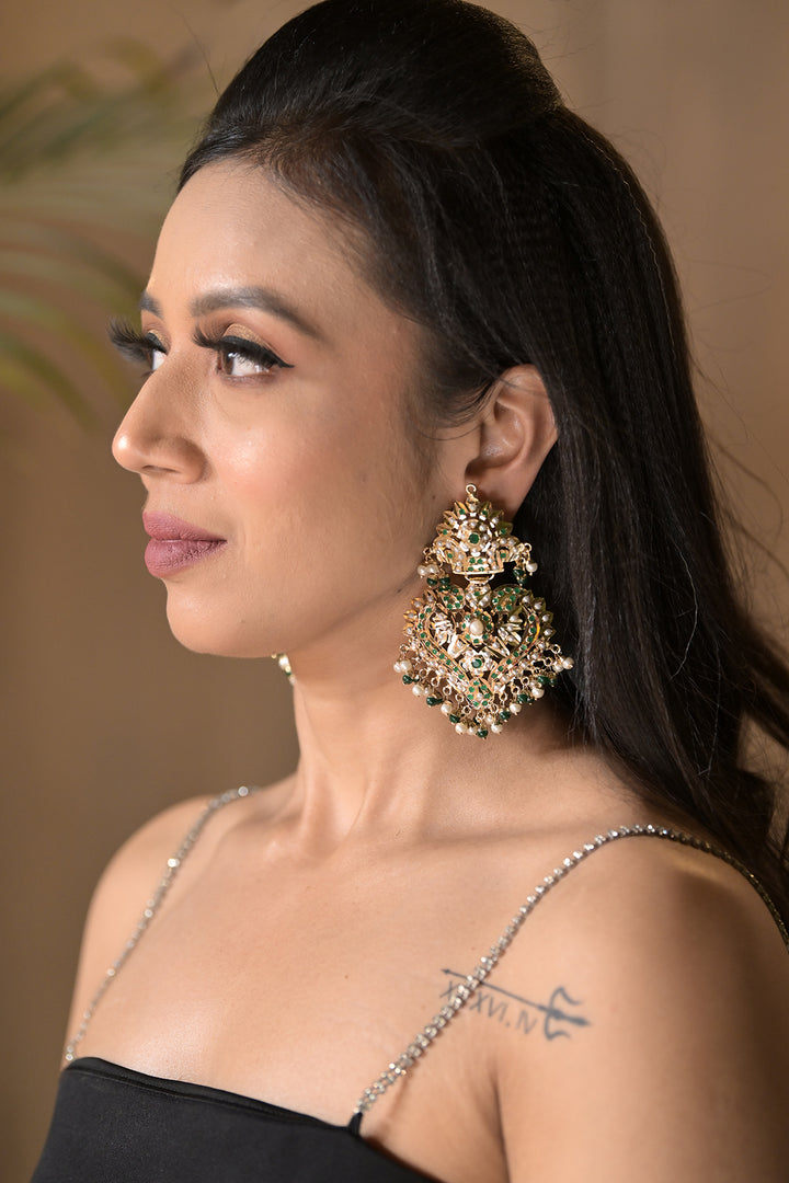 Adhira Jadau Dangler Earrings