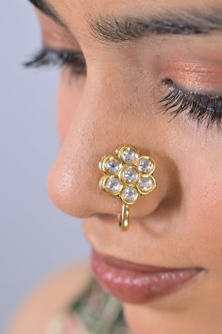 Pushpika Diamond Drop Nosering