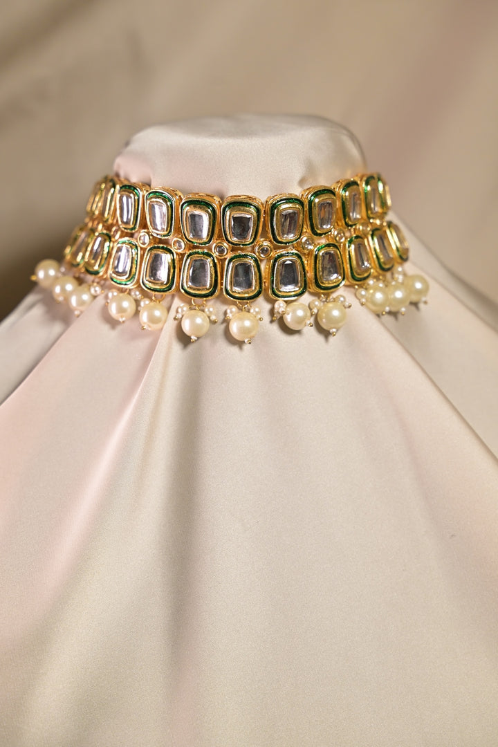 Chandsaaj Polki Karwachauth Choker Necklace