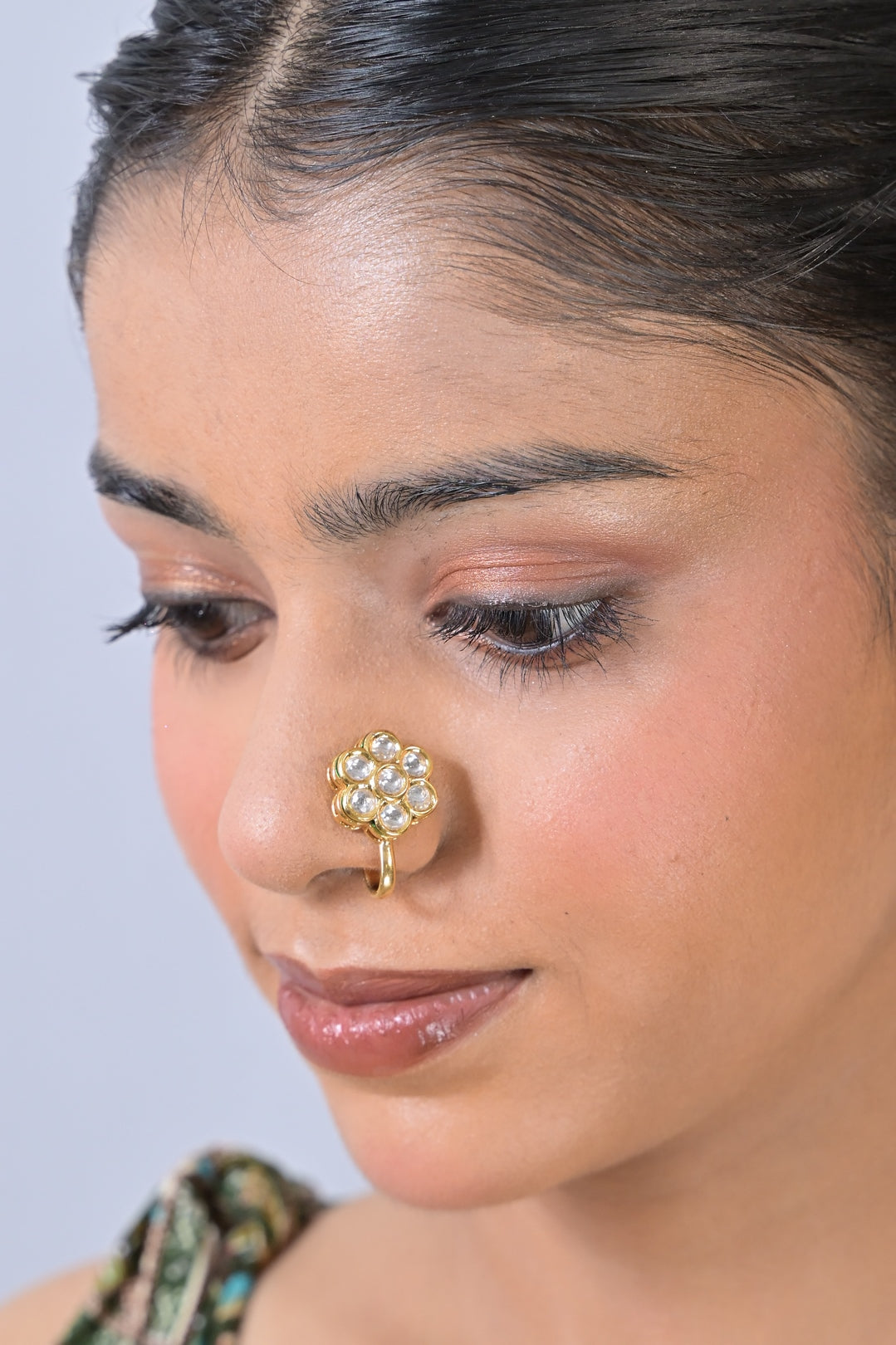 Pushpika Diamond Drop Nosering