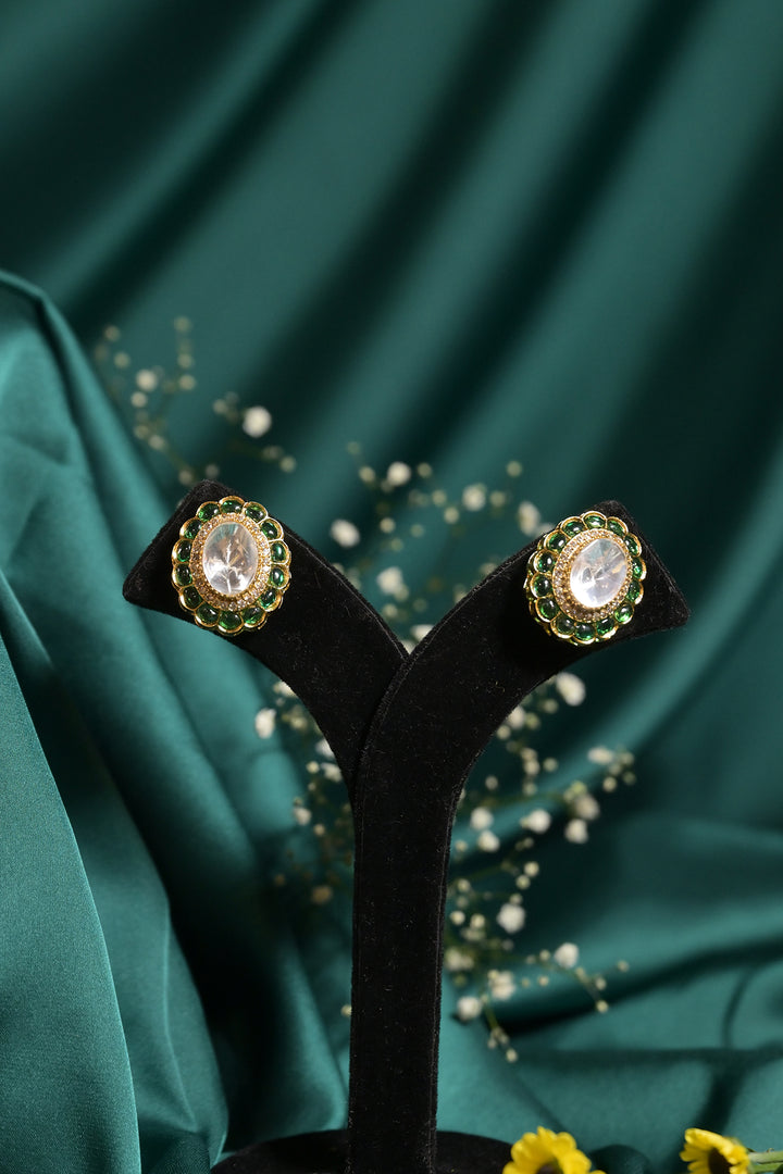 Rafat Unisex Premium Layered Oxidized Polki Long Necklace