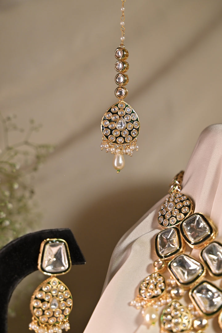 Padmini Rajputani Bridal Polki Kundan Necklace