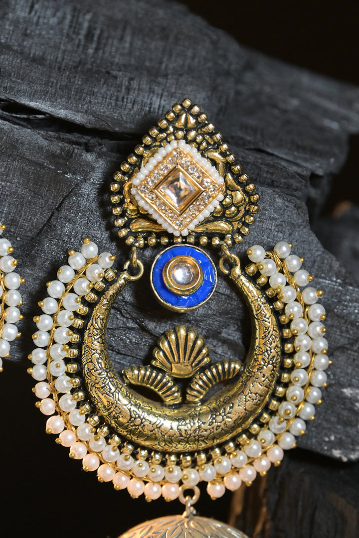 Shyam Silver Jhumka Earrings
