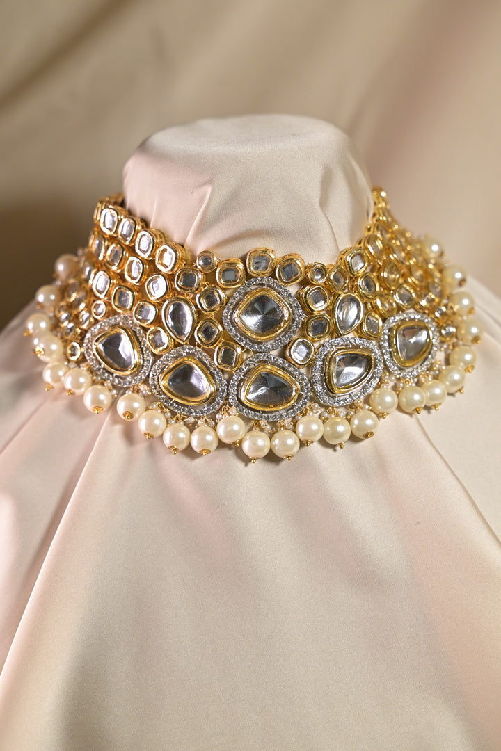 Raat Ratri Polki Karwachauth Choker Necklace