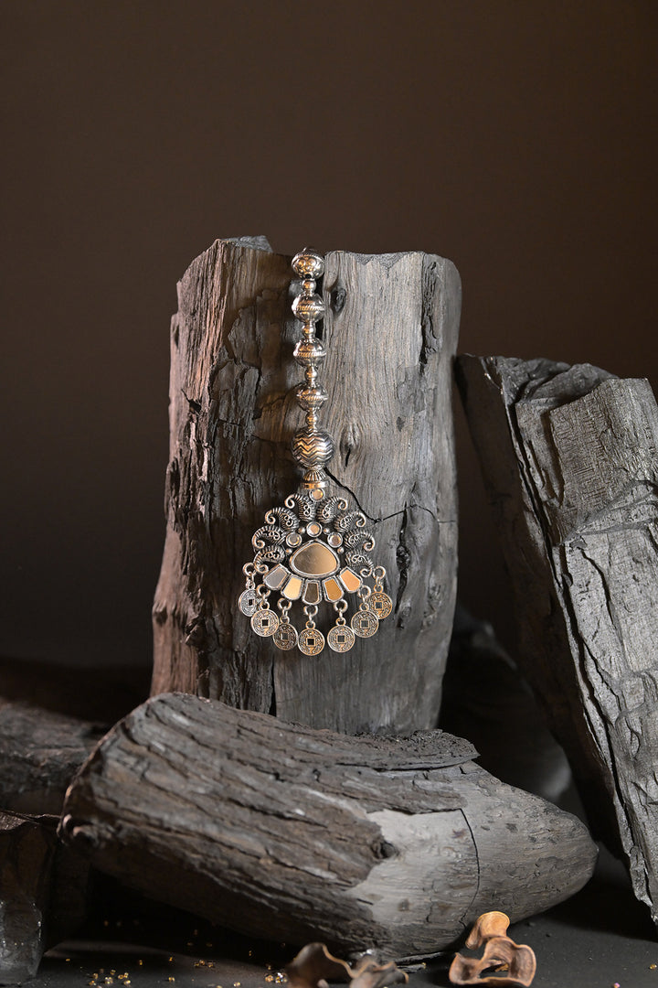 Morika Silver Sleek Maangtikka