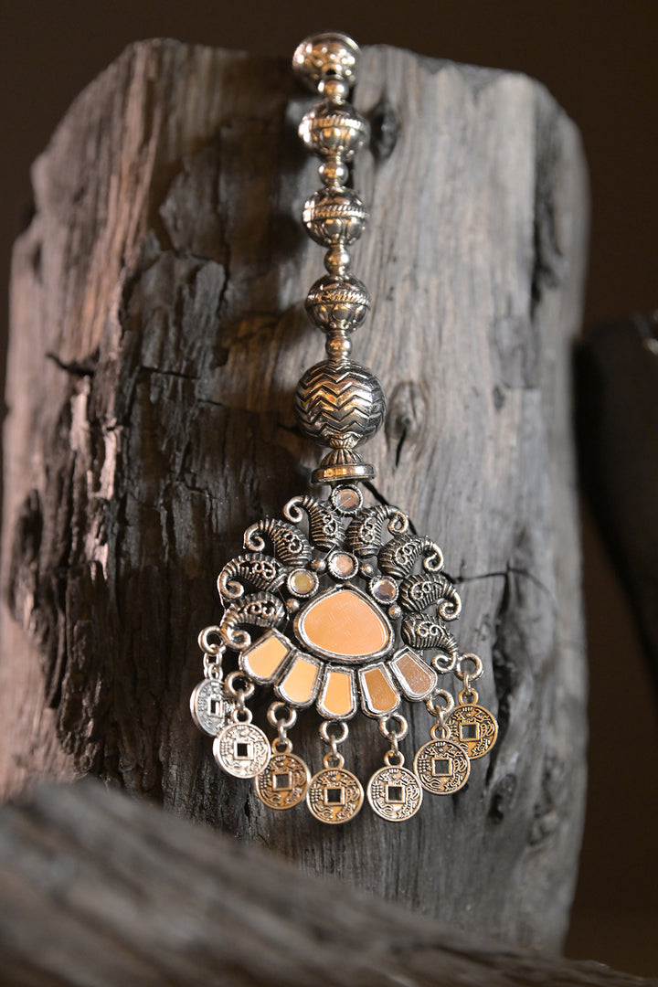 Morika Silver Sleek Maangtikka