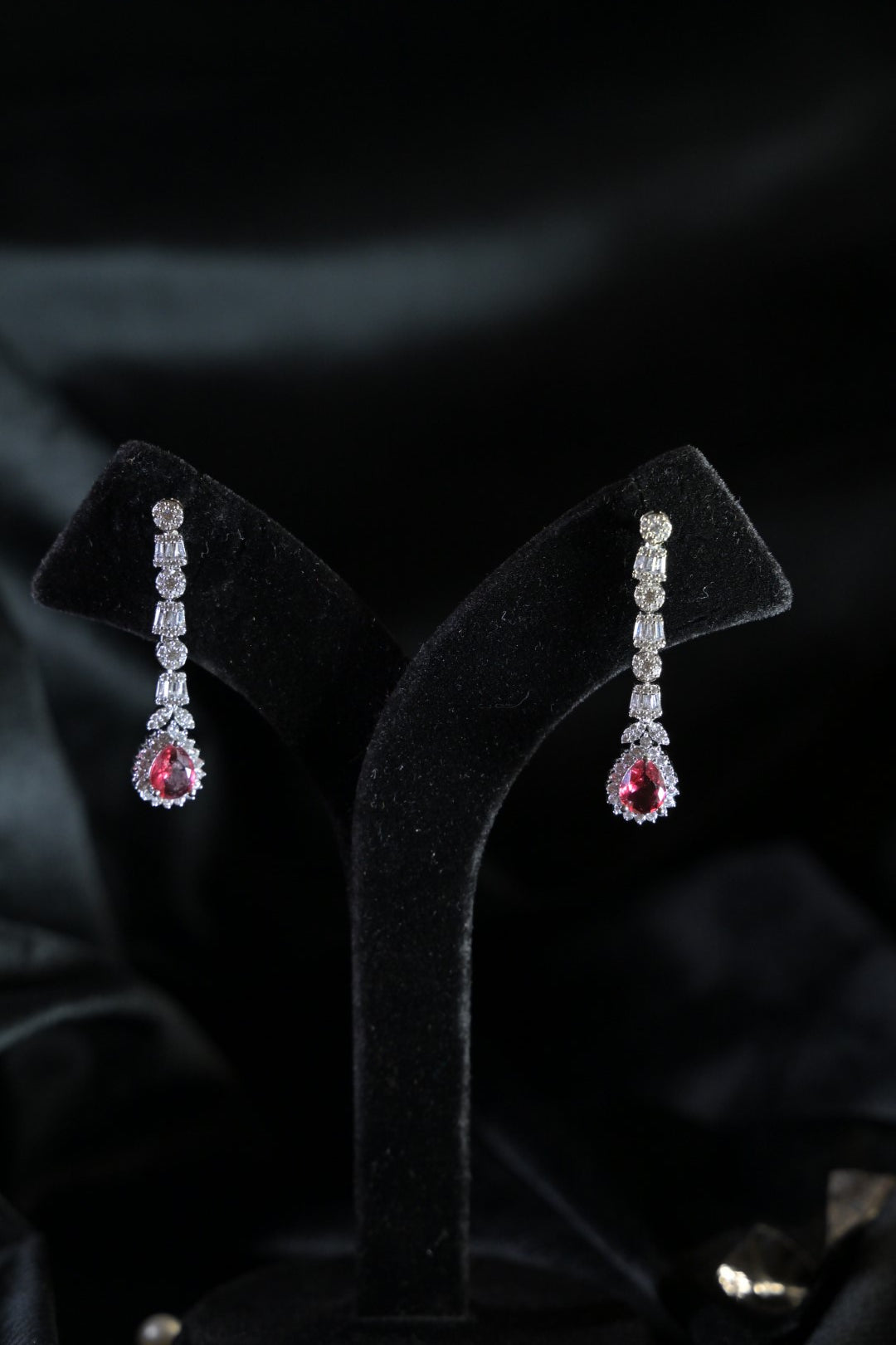 Ramyah Ruby Pendant Diamond Necklace