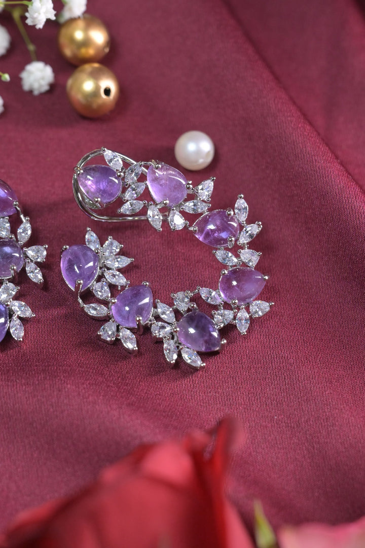 Ardh Spiral Wide Hoop Earrings