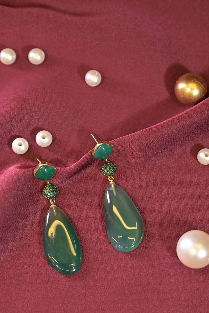 Coral Boho Threader Earrings