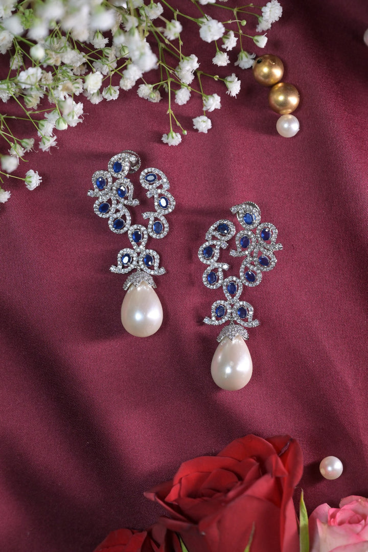 Pavitra Pearl Drop Designer Earrings