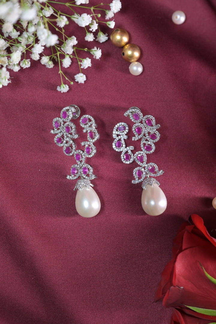 Pavitra Pearl Drop Designer Earrings