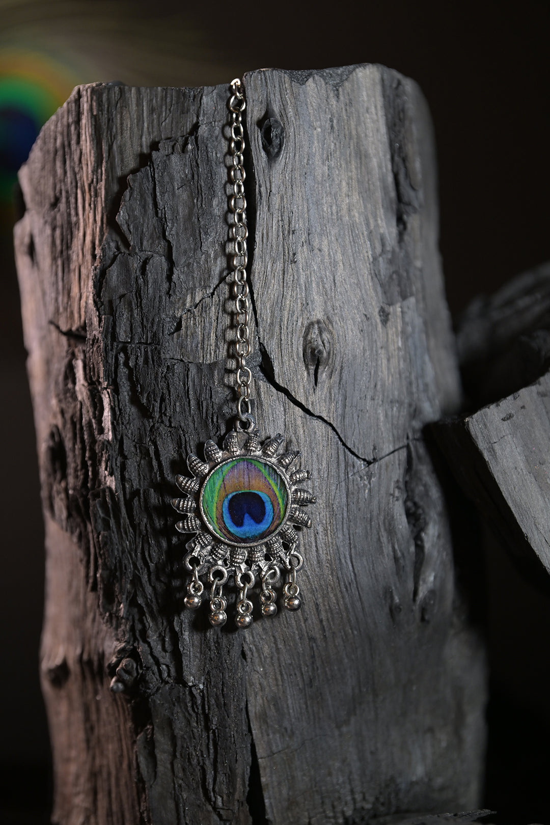 Mayura Silver Sleek Maangtika