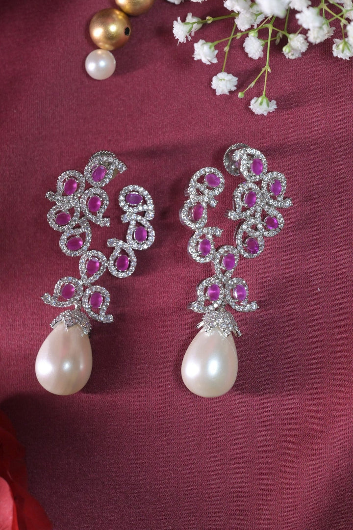 Pavitra Pearl Drop Designer Earrings