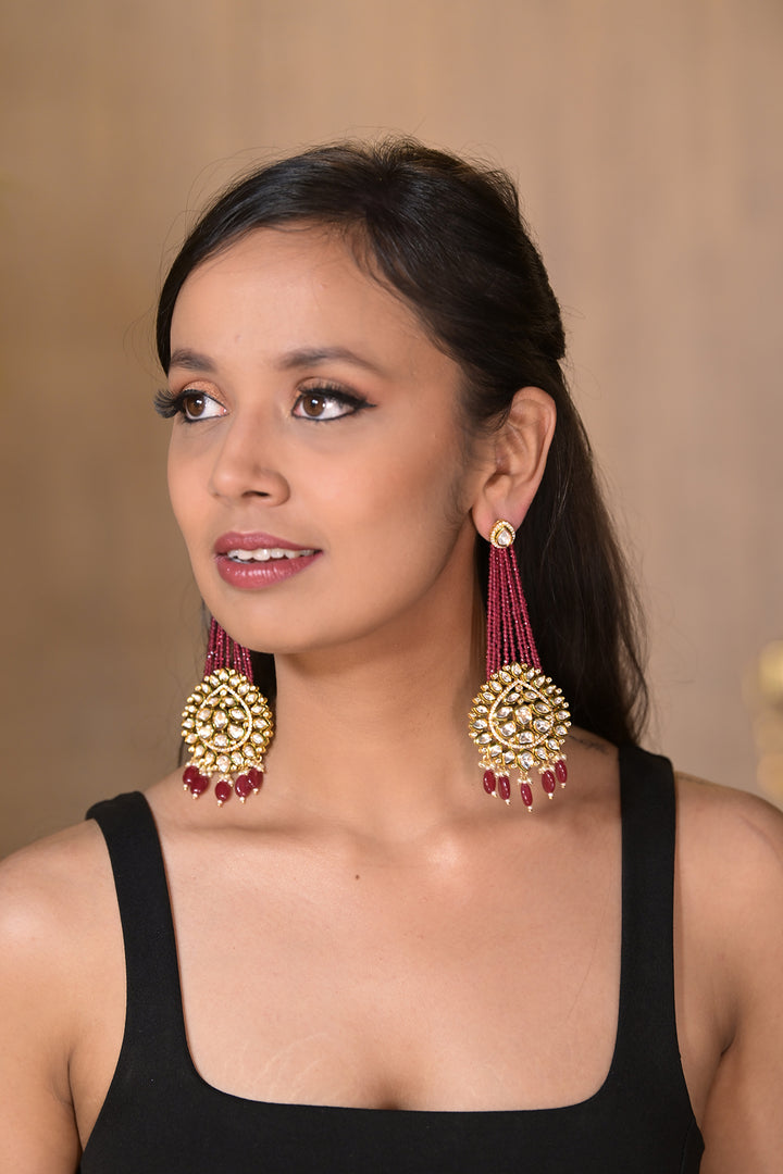 Kedarnath Jadau Pearl Earrings