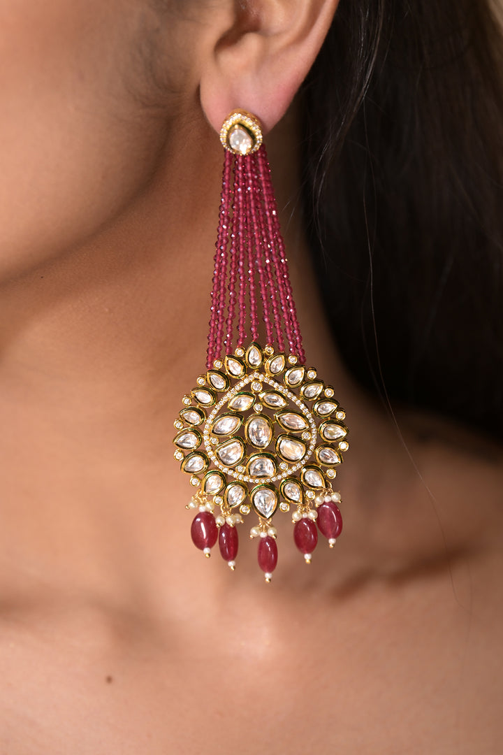 Kedarnath Jadau Pearl Earrings