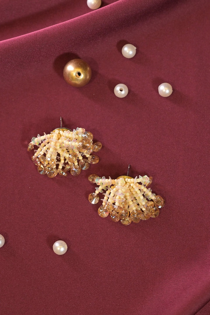 Evening Cluster Drop Earrings