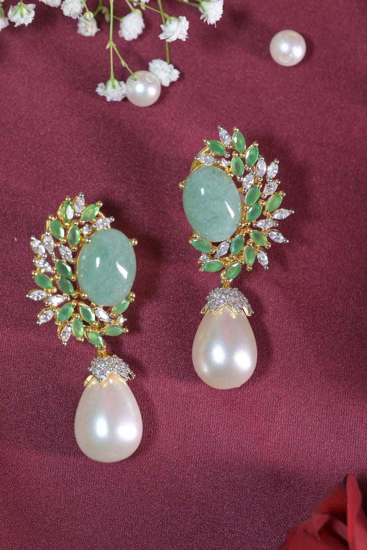 Mani Boho Tassel Pearl Drop Earrings