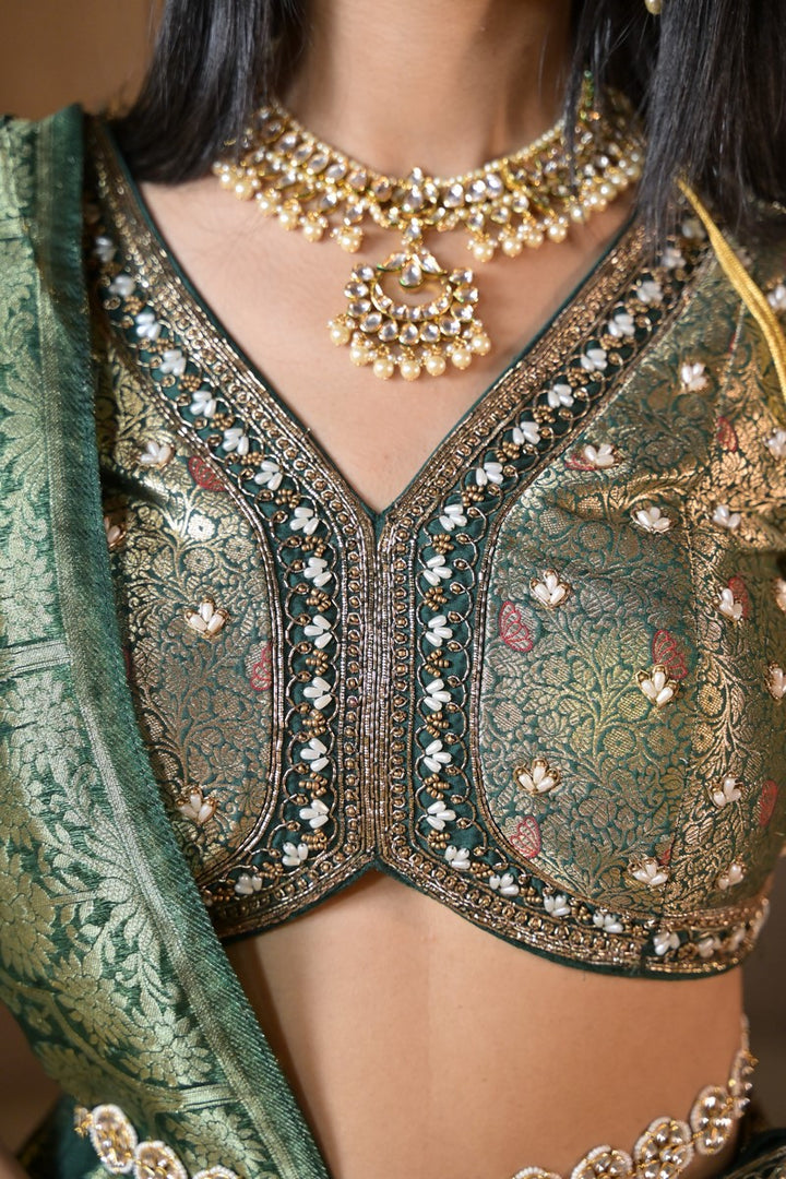 Vijaya Kundan Pearl Drop Sangeet Necklace