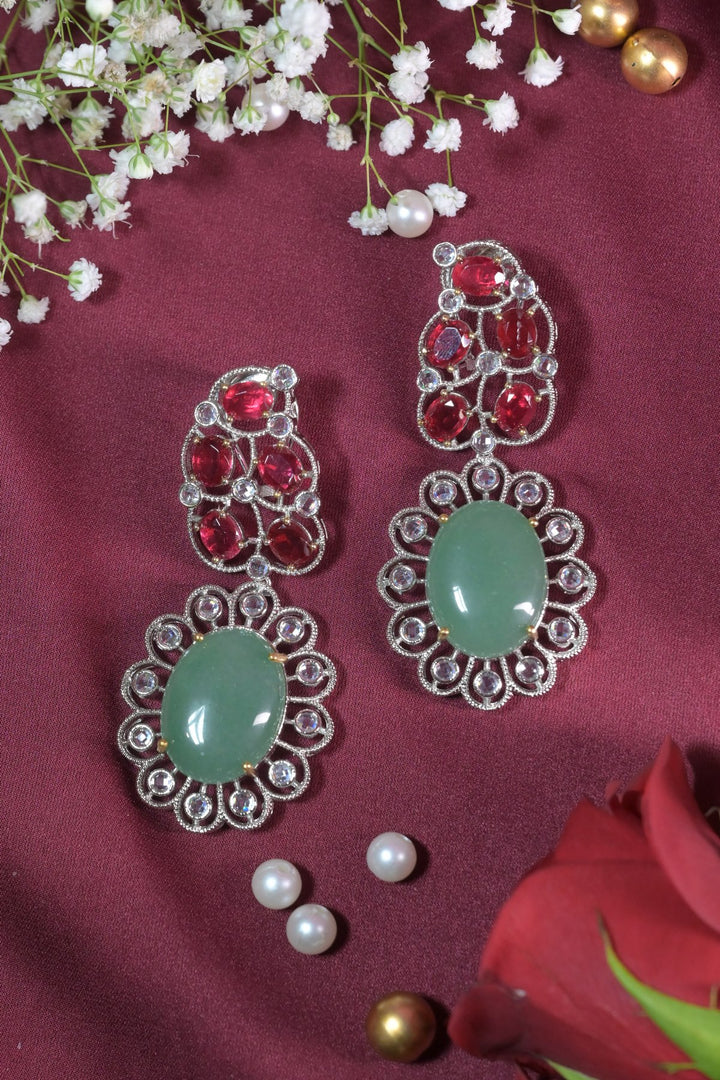 Nargisi Crystal Chandelier Earrings