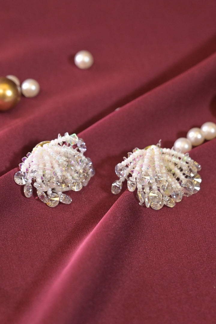 Evening Cluster Drop Earrings